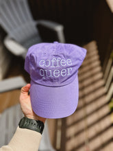 Load image into Gallery viewer, Purple Coffee Queer Dad Cap
