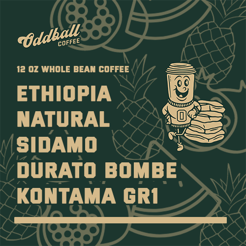 Ethiopia Natural Sidamo Durato Bombe Kontama GR1 | Freshly Roasted Coffee